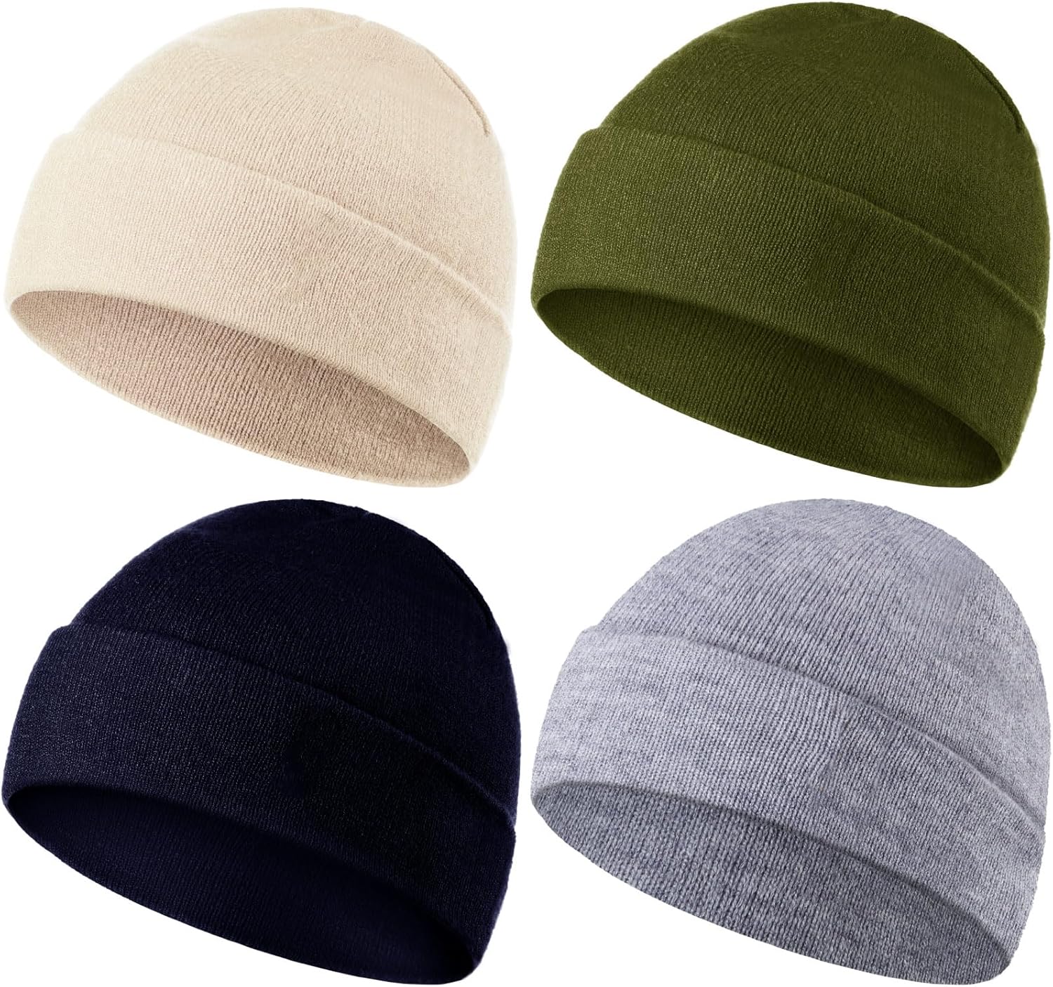 SATINIOR 4 Unisex Toddler Beanies 0-36 Months