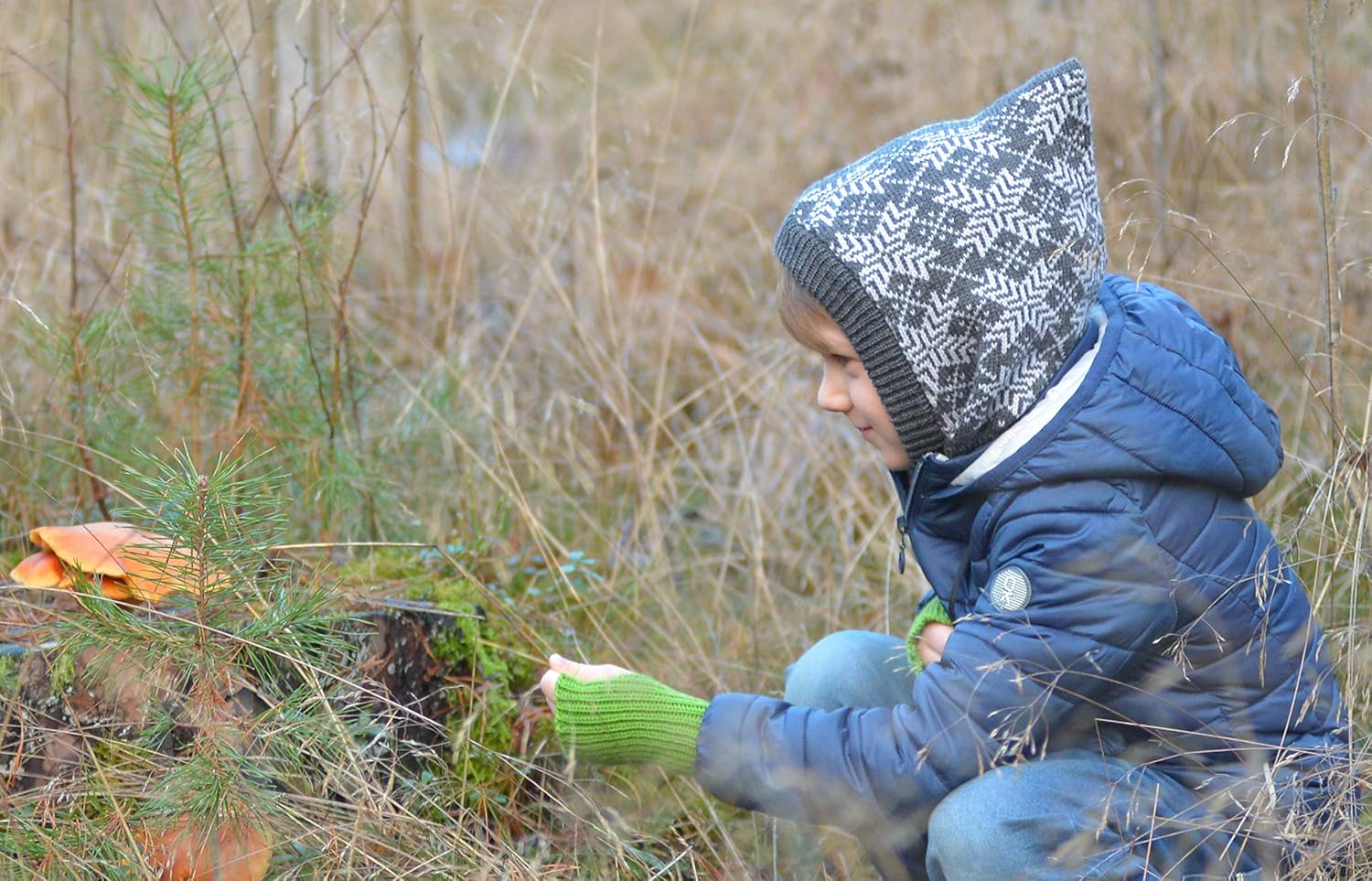 Snug into the Merino - Kids Balaclava Scarf for Winter