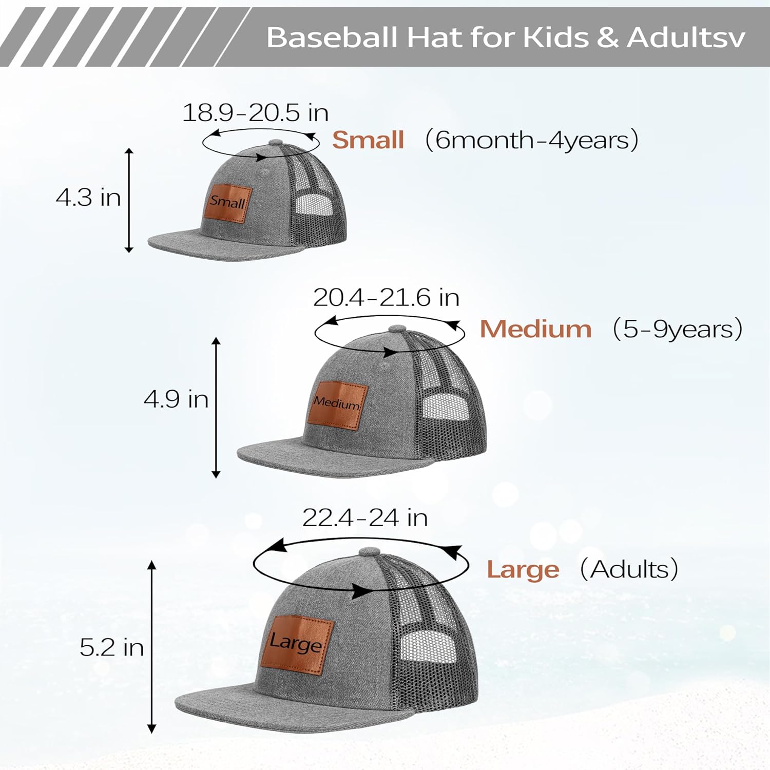 Adjustable Toddler Snapback Hat