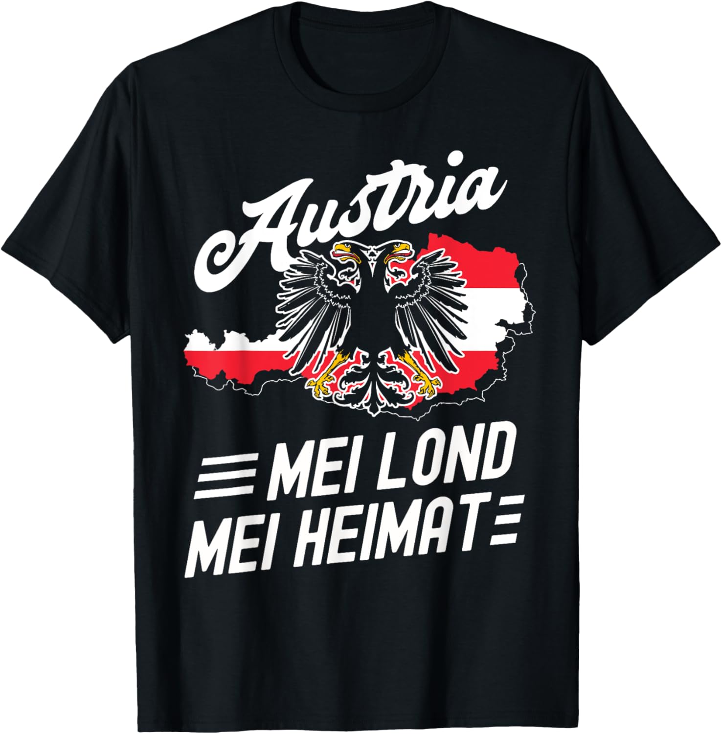 Austria Vienna Flag T-Shirt for Women