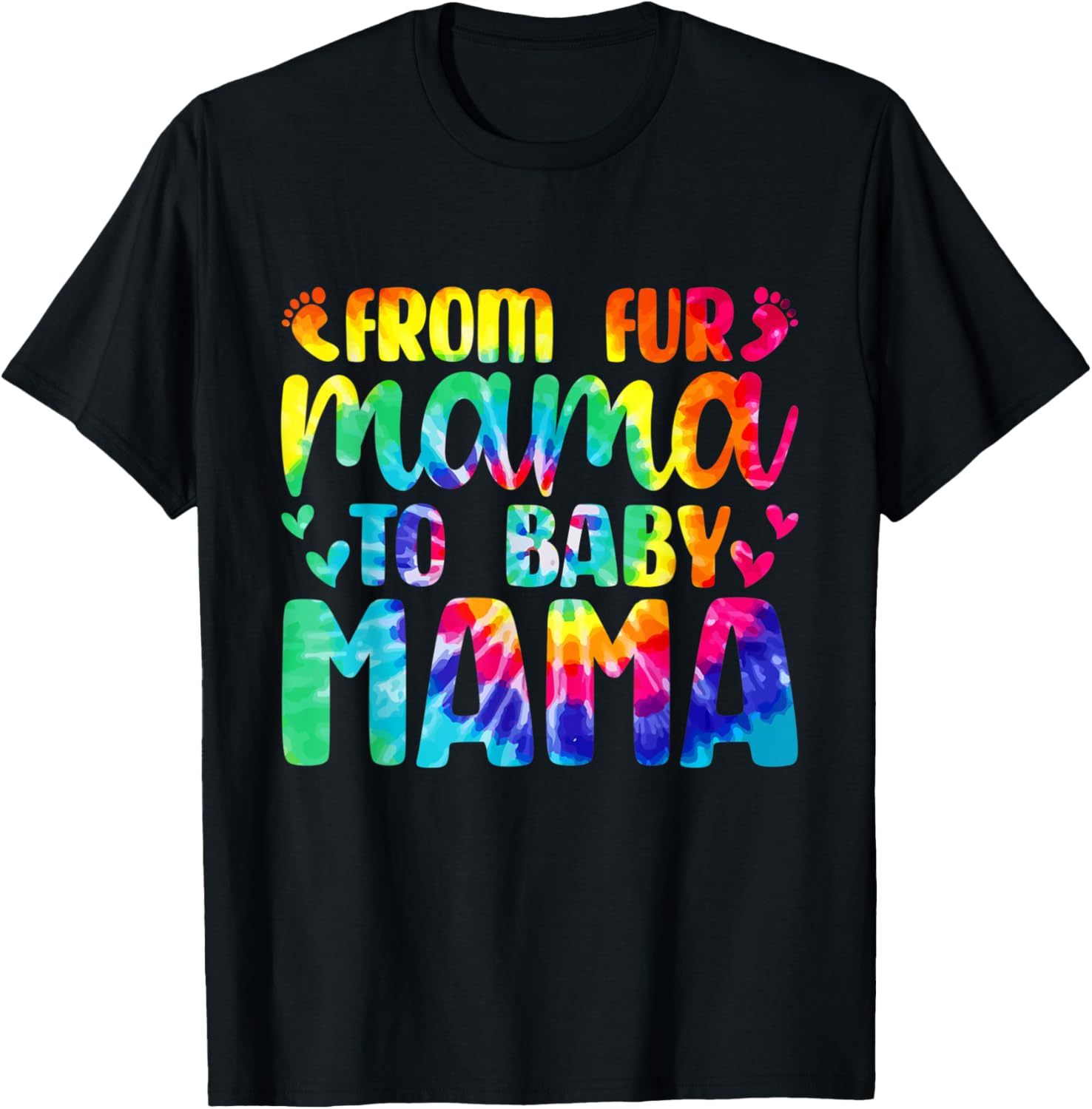 Fur Mama Baby Pregnancy Reveal T-Shirt