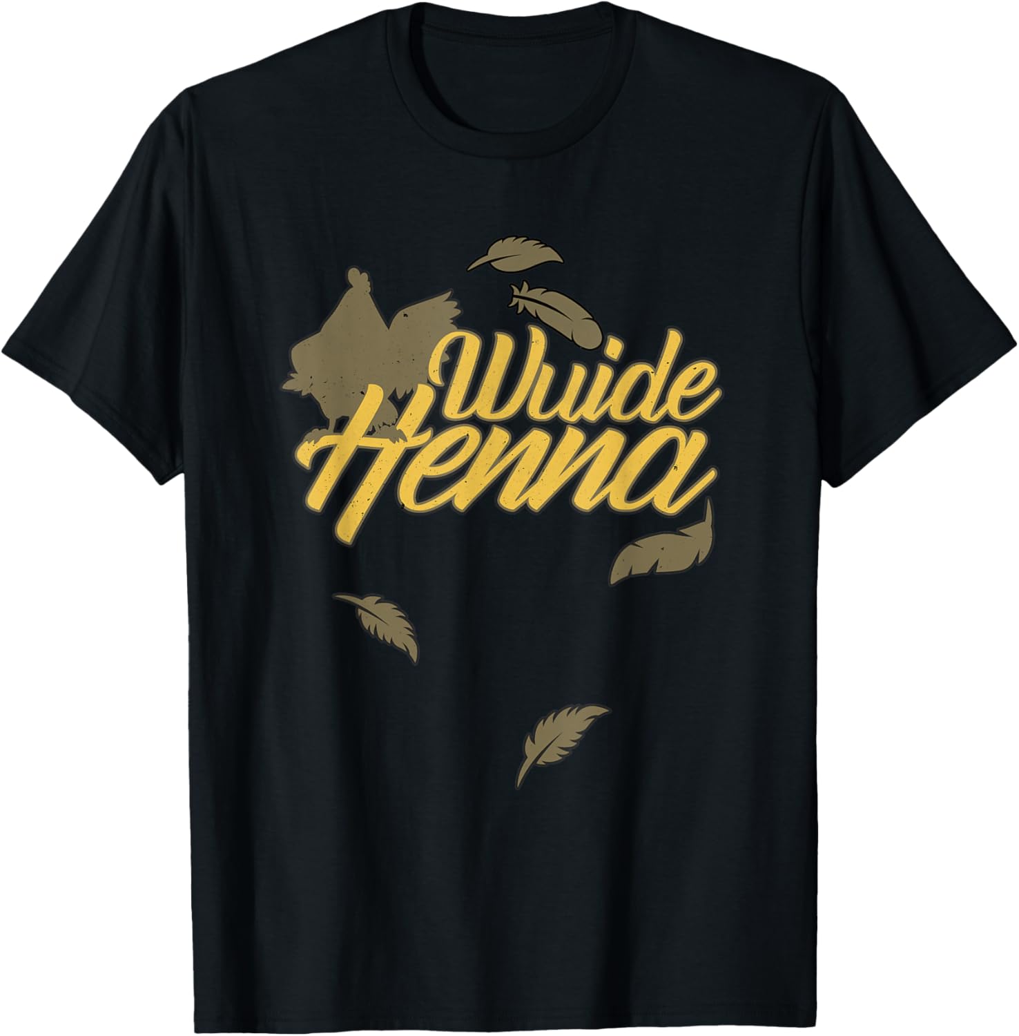 Funny Henna Print T-Shirt for Women