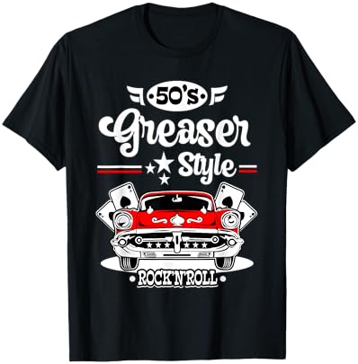 1950s Rockabilly T-Shirt Gift - Doo Wop Rock N Roll